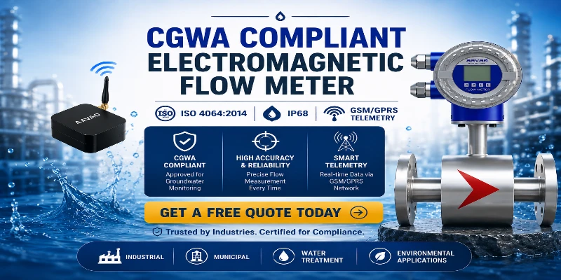 CGWA Compliant Electromagnetic Flow Meter Guide | Aavad Instrument