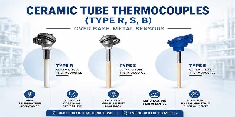 Ceramic Tube Thermocouples (R, S, B) vs Base-Metal Sensors