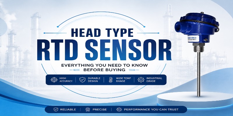 Head Type RTD Sensor Guide | PT100 Assembly India