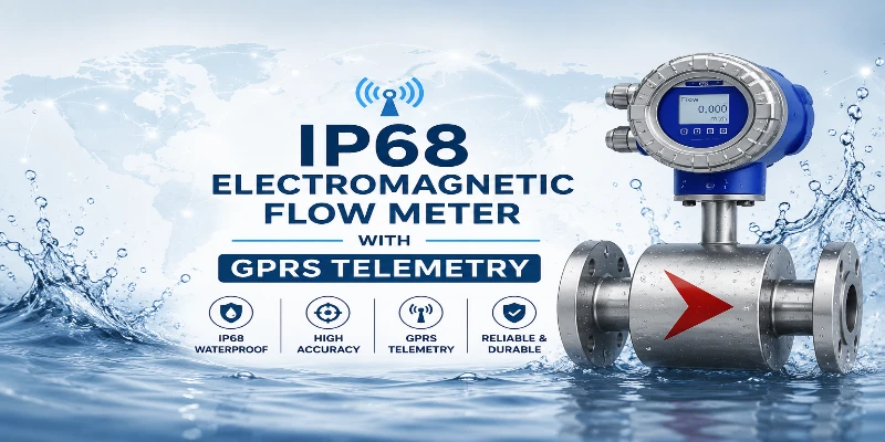 IP68 Electromagnetic Flow Meter with GPRS Telemetry Guide