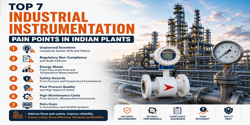 Top 7 Instrumentation Pain Points in Indian Plants | Aavad