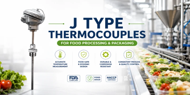 J Type Thermocouples for Food Processing & Packaging