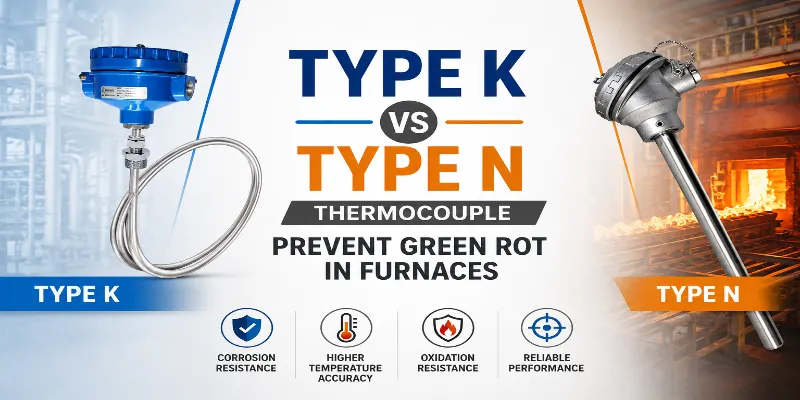 Type K vs Type N Thermocouple: Prevent Green Rot in Furnaces