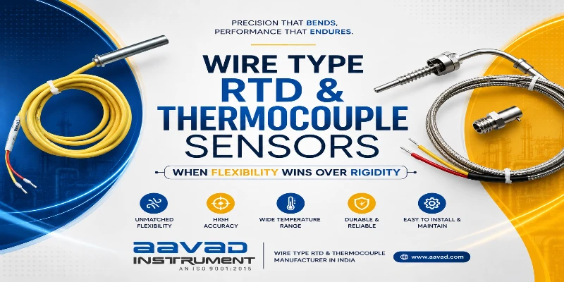 Wire Type RTD & Thermocouple Sensor Guide India