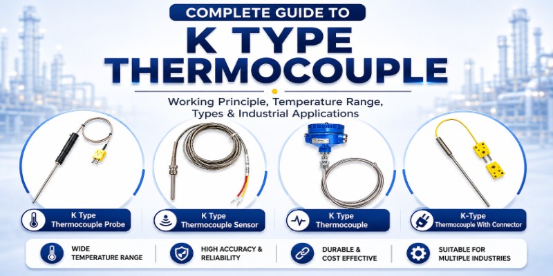 K Type Thermocouple Manufacturer India | Aavad Instrument