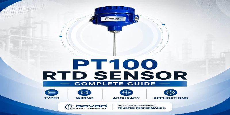 PT100 RTD Sensor: Complete Guide — Types, Wiring, Accuracy & Applications | Aavad Instrument