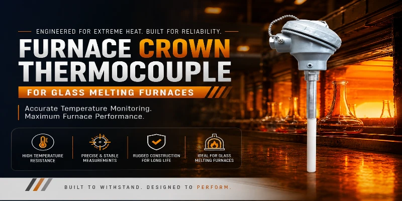 Furnace Crown Thermocouple: How to Stop Refractory Erosion?