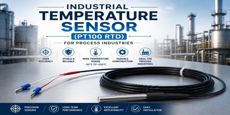 Buy Industrial Temperature Sensor | Aavad PT100 RTD