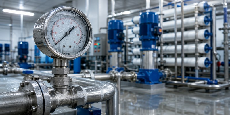 What Is a Liquid Filled Pressure Gauge? Benefits for RO Plants & Pumping Stations