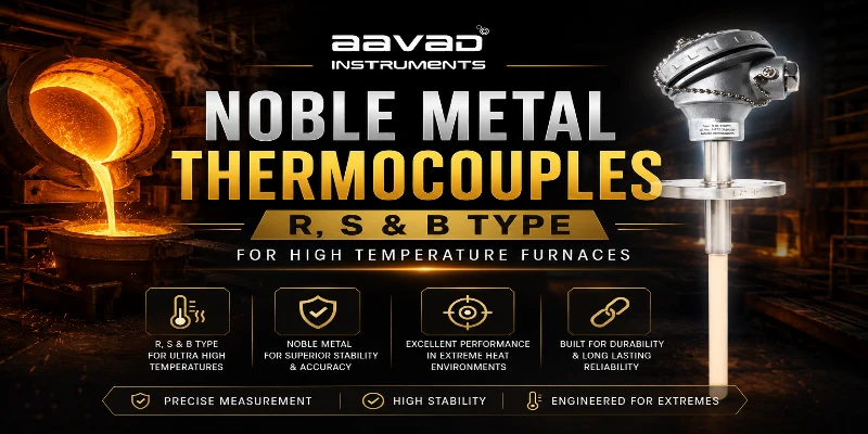 Noble Metal Thermocouples for High Temperature Furnaces