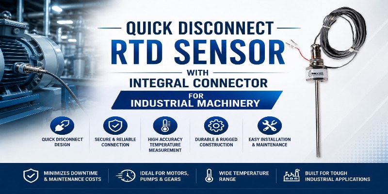 Quick Disconnect RTD Sensor: How It Cuts Sensor Downtime?