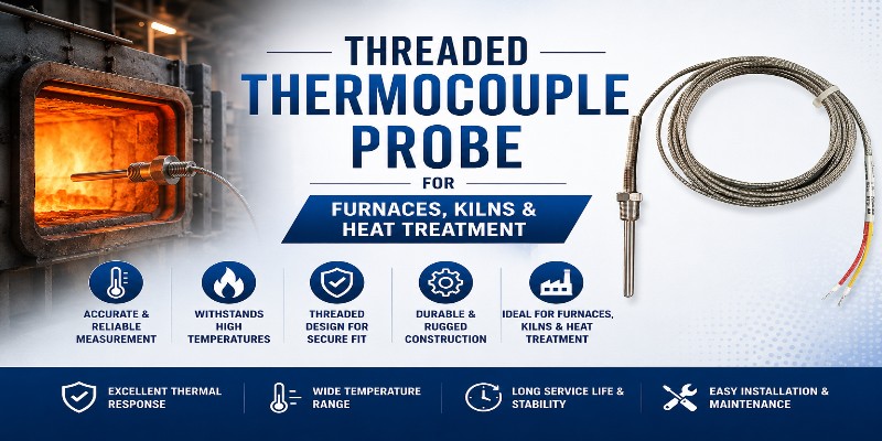 Threaded Thermocouple Probe: Best K-Type Sensor for 600°C?