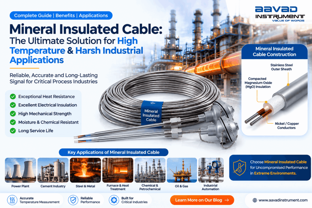 Mineral Insulated Cable: Complete Guide to Temperature Range, Construction, Benefits, Types & Industrial Applications