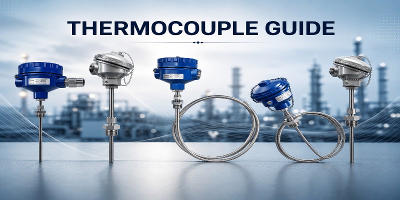 What is a Thermocouple? Working Principle, Types & Selection