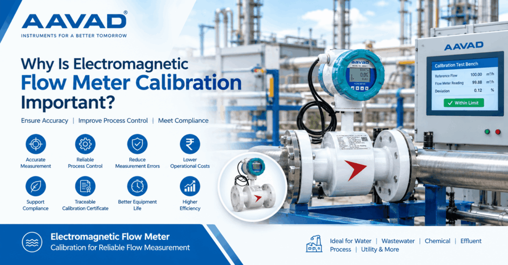 Electromagnetic flow meter calibration – Aavad Instrument Pvt. Ltd. Electromagnetic flow meter calibration and testing